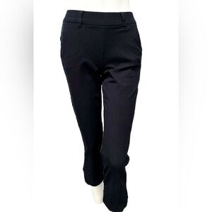 Boston Proper Newport Twill Black Crop Pants | Size 2